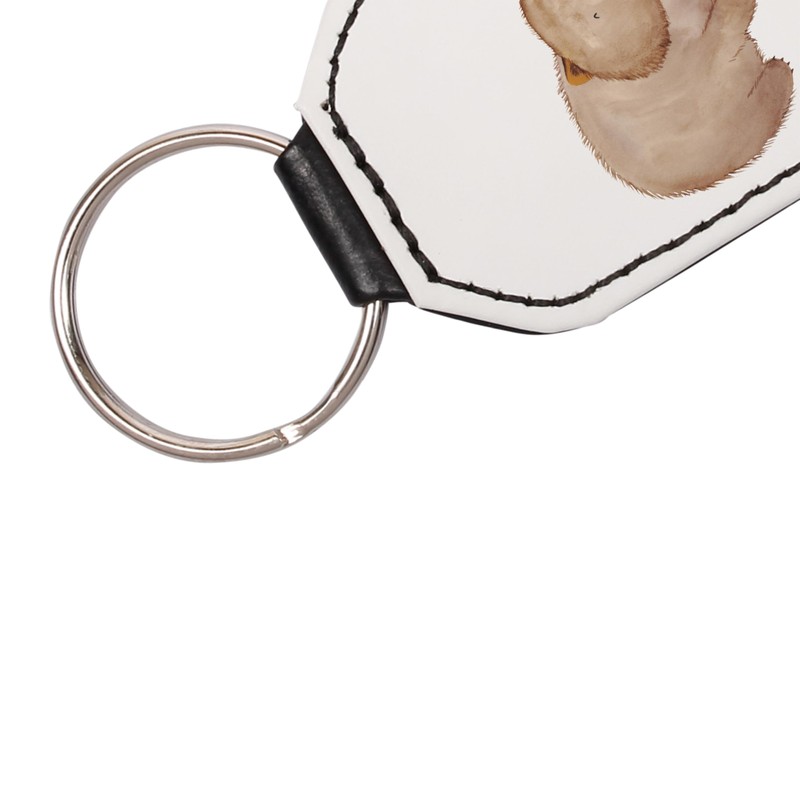 Mr. & Mrs. Panda Wombat Rectangular Keyring Gift Bag Charm