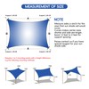 Bynbbur Sun Shade Sail 10'x11' Rectangle Shade Cloth for Garden,