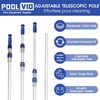 Poolvio 15 FT Telescopic Pool Pole - Adjustable 3 Piece