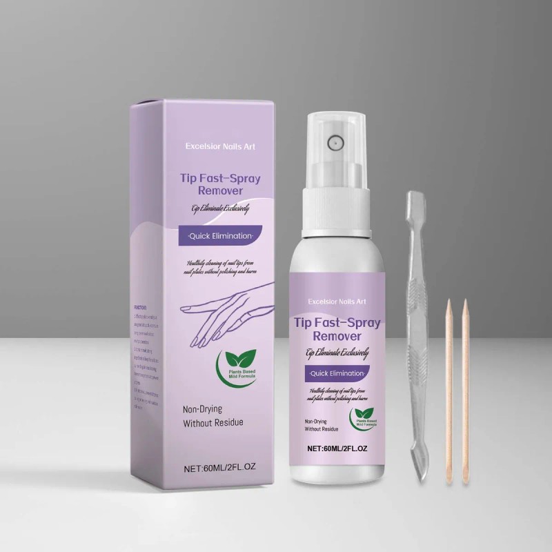 B The Nail Glue Removeer Elimina El Pegamento Sin D