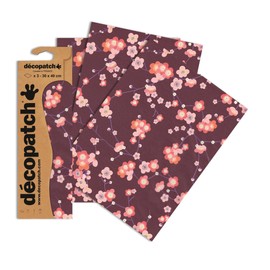 décopatch Pack of 3 Identical Paper Sheets for Crafts
