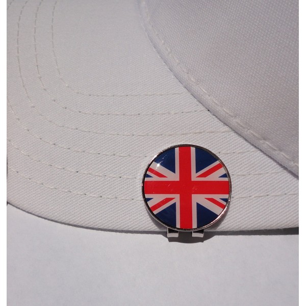 British Flag Golf Ball Marker & Magnetic Hat Clip
