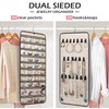 MISSLO Dual-sided Hanging Jewelry Organizer with 40 Pockets and 20