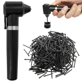 TVETE Ink Agitator for Tattoo Accessories Tattoo Supplies Tattoo Ink Mixer Machine Kit Tattoo Ink Mixer Machine Kit Plastic Cap Kit Electric Tattoo Pigment Agitator Mixer 100pcs Mixing Stick Makeup