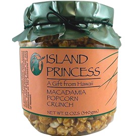 Macadamia Popcorn Crunch Small Gift Jar (12 Oz., 340 gms.) Awarding Winning â Hawaii Made