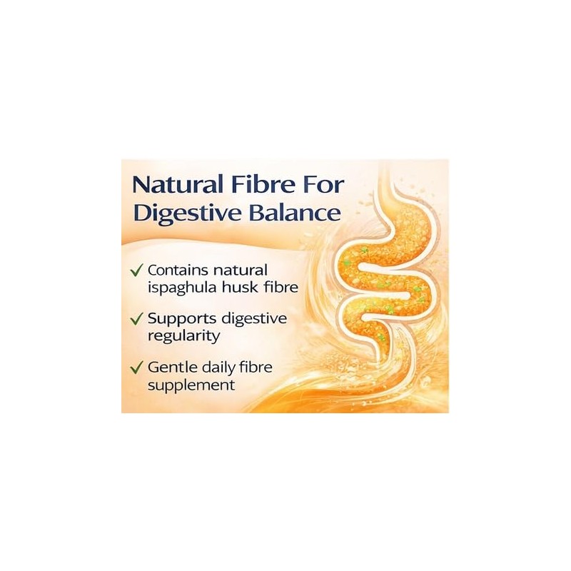 Ispaghula Husk Orange Drink Sachets Contains Natural Fibre Pack of
