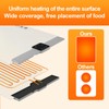 Paninluo Electric Warming Tray with Adjustable Temperature（5 Level）,Foldable Flexible Food