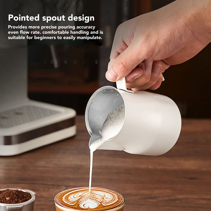 Milk Frothing Pitcher Coffee Steaming Pitcher 304 Stainless Steel Coffee