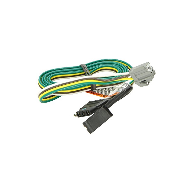 Tekonsha 118264 4-Flat Tow Harness Wiring Package, Silver
