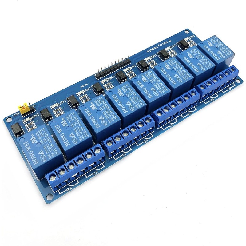 GTIWUNG 1 Piece 8 Channel 5V Relay Module, Relay Module