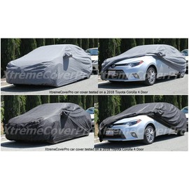 Car Cover fits 2001 2002 2003 2004 2005 Toyota Celica XTREMECOVERPRO Gold Series Grey with Cable and Lock Set