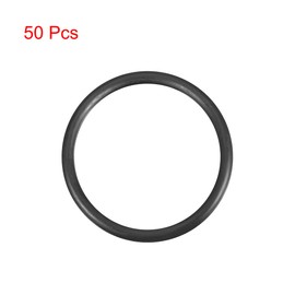 sourcing map Pack of 50 O-Ring 27.8 mm x 34 mm x 3.1 mm Sealing Rings Metric Nitrile Rubber O-Rings Seal Rubber Seals Washer for Shower Drain Pipe