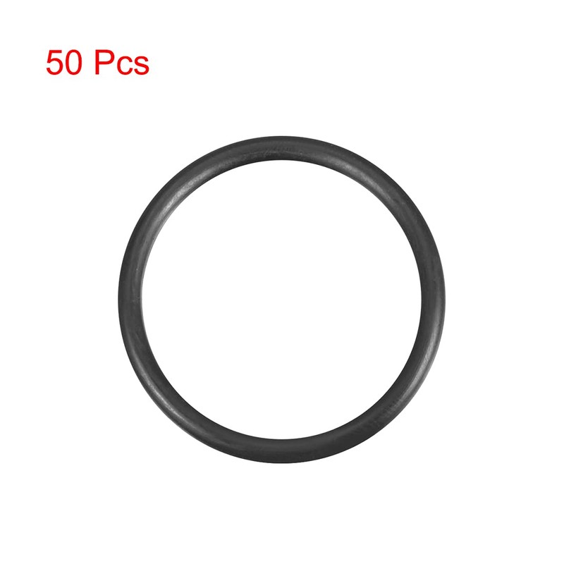 sourcing map Pack of 50 O-Ring 27.8 mm x 34