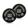 XWQHJW For Hummer H2 2003-2009 Pair DOT 7 inch Round