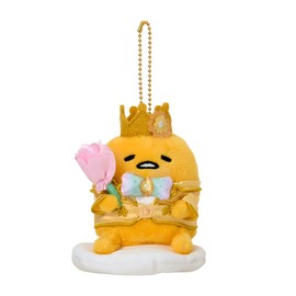 Sanrio 629677 Gudetama Mascot Holder (Everyone is the Protagonist! Exciting Design) Gudetama, Polyester, For Ages 6 and Up
