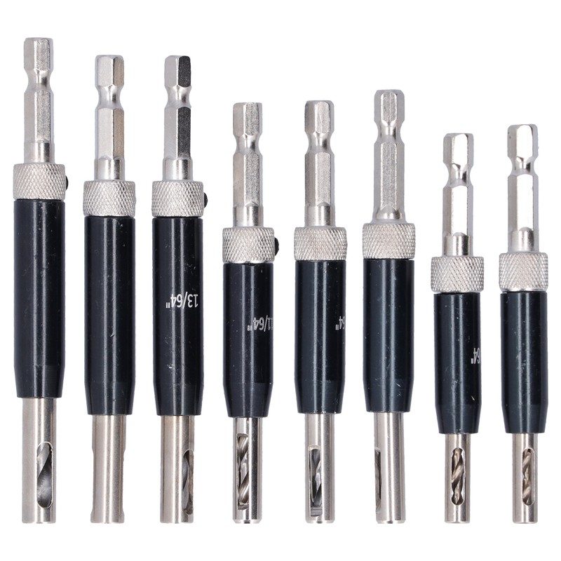 17pcs Hinge Drills Set Self Centering Door Drill Bit Kit