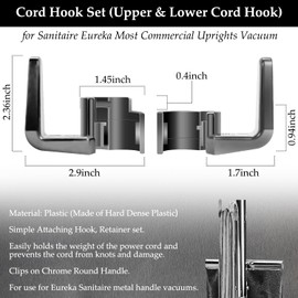 MaxLLTo 2 Pack 53574A5 Cord Retainer Set for Sanitaire and Eureka SC678 SC679 SC684 SC689 SC886 SC899 OR100 OR101 OR102 53574-1 53574-2 53574-3 53574-4 53474-5 56703490 Vacuum Models