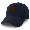 Chowdaheadz 617 Shamrock Leather Patch Dad Hat Navy