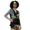 High Visibility Safety Vest Women with Pockets - Reflective Tape