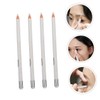 Healeved White Eyebrow Pencil 4PCS Waterproof Eyeliner Makeup Tool for