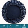 HFCNMY Stool Covers, 4Pcs Waterproof Stretch PU Round Bar Stool