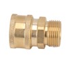2Pcs Pure Copper M22 High Pressure Washer Fitting Adapter 3/8