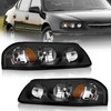 WEELMOTO for 2000-2005 Chevy Impala Headlights Assembly,Headlamp Replacement with Black