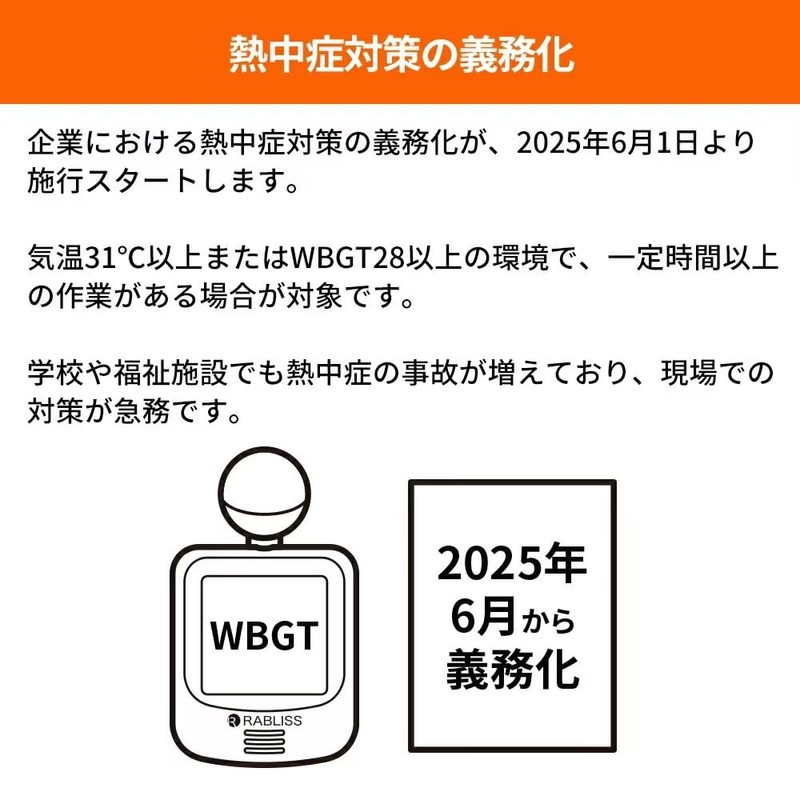 Heatstroke Index Meter, Black Sphere, Portable WBGT Measuring Instrument, JIS