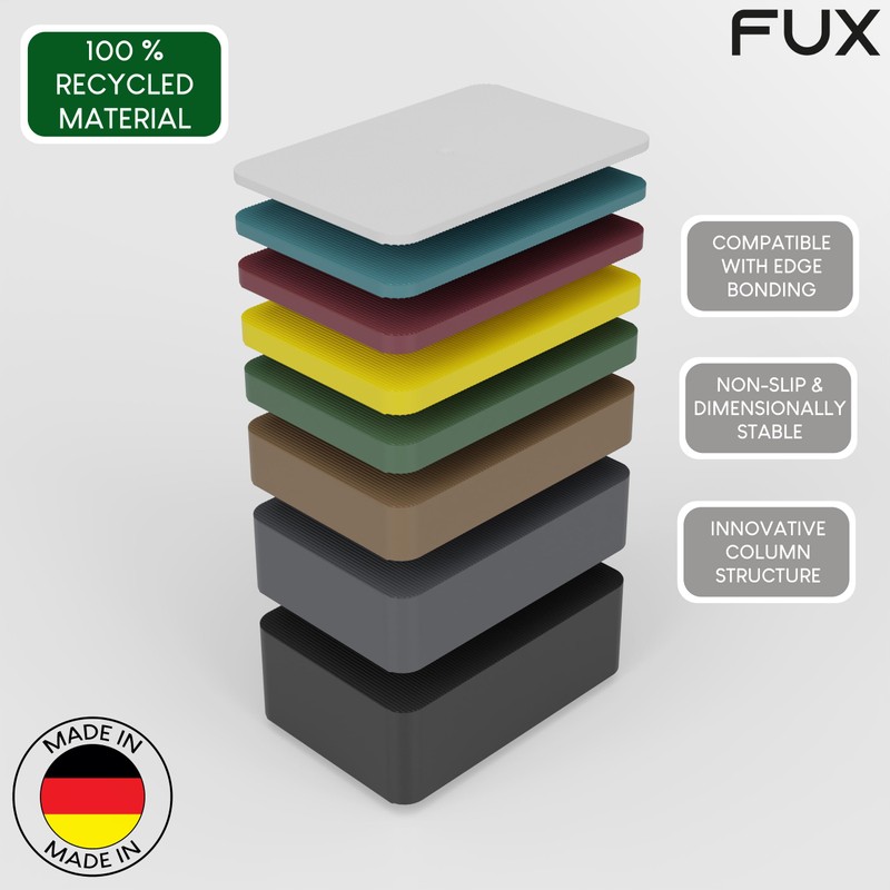 FUX Glazing Packers 20 - Plastic Shims & Spacers 60x40x1.5mm