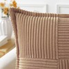 Artscope Corduroy Cushion Covers Pack of 2 Modern Patchwork Throw