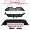 NAYSON 7PCS For Toyota RAV4 2019-2020 Front Bumper Upper Lower