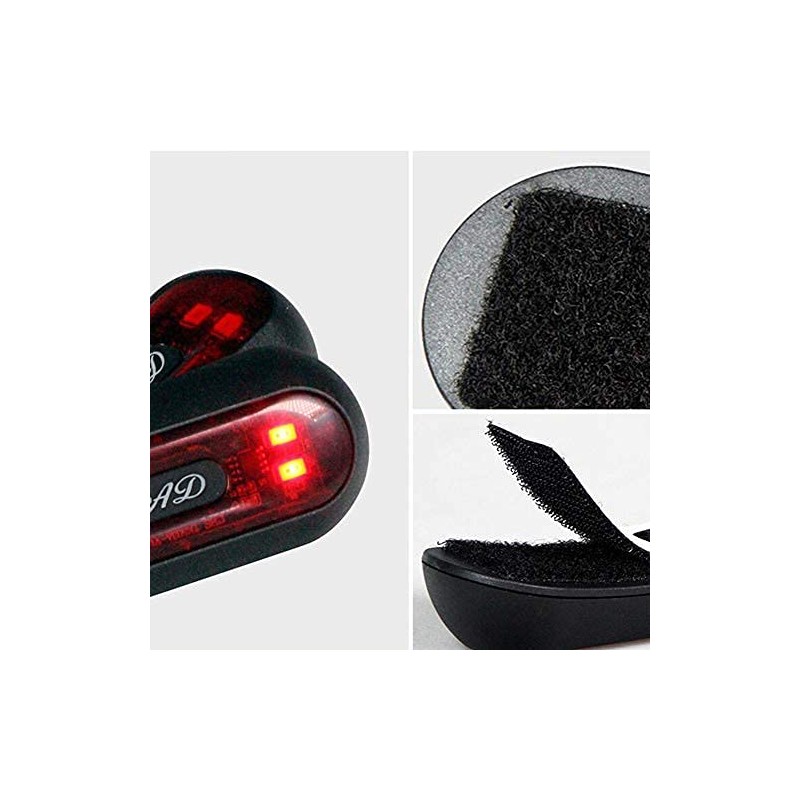 Luz nocturna para casco de motocicleta, luz trasera universal LED