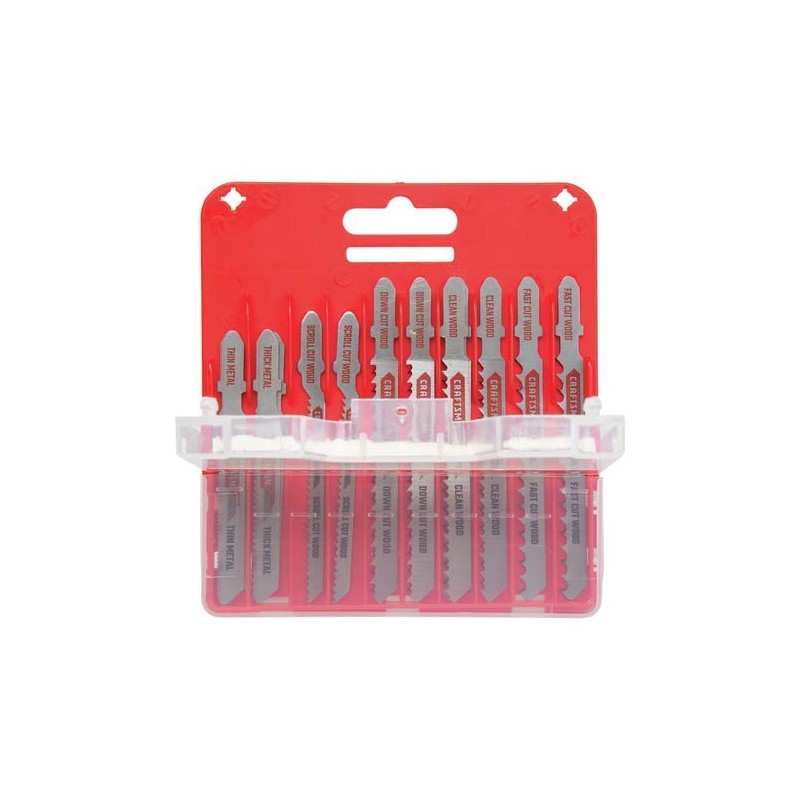 CRAFTSMAN Jigsaw Blades, T-Shank Set, 13-Piece (CMAJ1SET13)