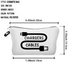 Livel lhood Chargers Cables Makeup Bag Cute Small Organizer Zipper