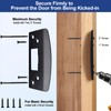 MOSECYOU Extra Large Door Strike Plate, Heavy Duty Version, Oversized