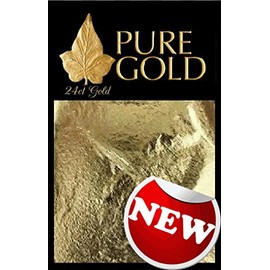 24CT Imitation Gold leaf on base Gilding - 10 Gold sheets, larger size 5.5cm x 5.5cm