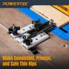 POWERTEC Thin Rip Jig for Table Saw - Sliding Guide