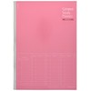Kokuyo No-Y80MW-RP Campus Notebook, Study Planner, Weekly Ruled, B5, Pink