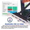 cablecc USB2.0 & USB 3.0 Internal Four Female Mount Panel