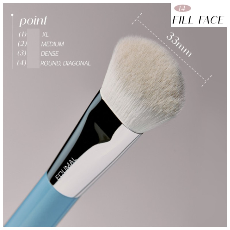 EQUMAL Easy Brush AA Collections Choose 1ea, Type:AA06 Point Eye