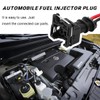 Sandfren Car Fuel Injector Connector, 8PCS Waterproof Vehicle Fuel Injector
