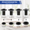Universal Bathroom Sink Drain Strainer Hair Catcher Upgraded with Removable