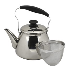 Bestco ND-9442 Mighty Neo Kettle Stainless Steel Wide Mouth 1.1 gal (3.0 L) with Tea Strainer