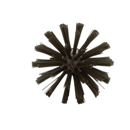 SPARTA SPARTA 45004EC01 Plastic Multi-Purpose Valve Brush, Pipe Brush, Round Brush with Polyester Bristles, Color Coded for Commercial Cleaning, Kitchen, 7.1 X 4 X 7.1 Inches, Brown, (Pack of 6)