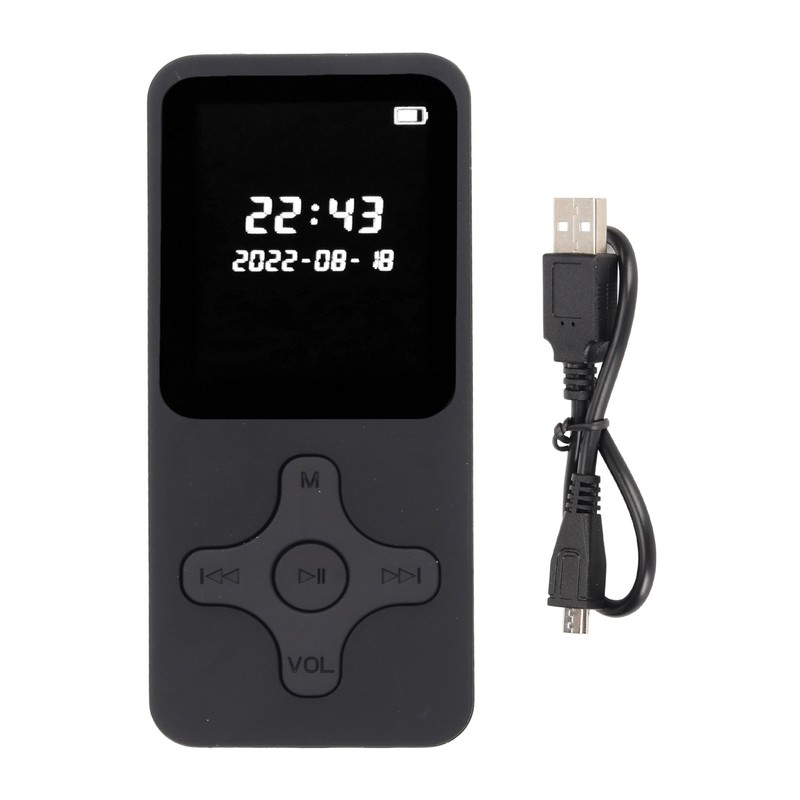 MP3 MP4 Player Bluetooth 5.0 Ultra Thin Digital LCD 1.77