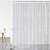 YISURE Clear Short Shower Curtain Liner, PEVA Shorter Length Shower
