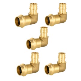 (Pack of 5) EFIELD 1/2 inch Press X 1/2 inch PEX-A Expansion Elbow For Copper and Pex-A Pipe Connection