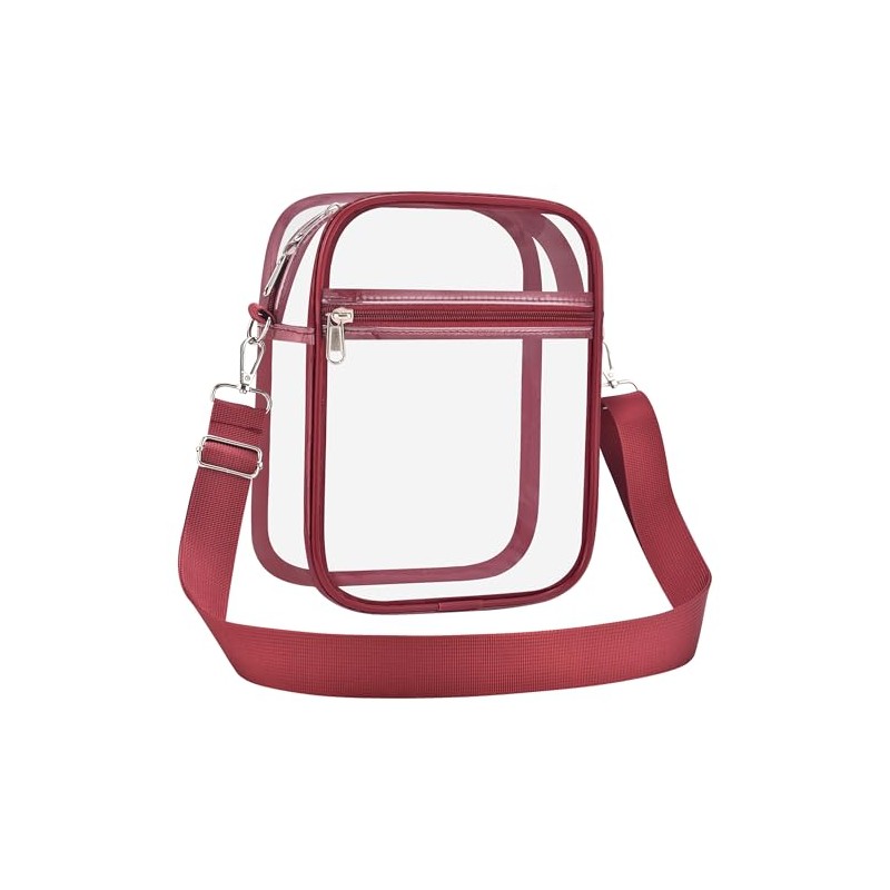 USPECLARE Clear Purse Stadium Transparent Messenger Bag Stadium Approved for