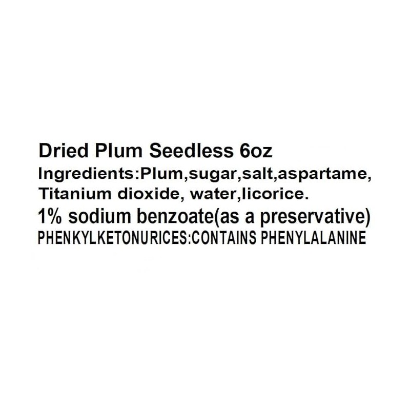 Preserved Fruit Dried Plum Salty Sweet and Sour Plum Seedless