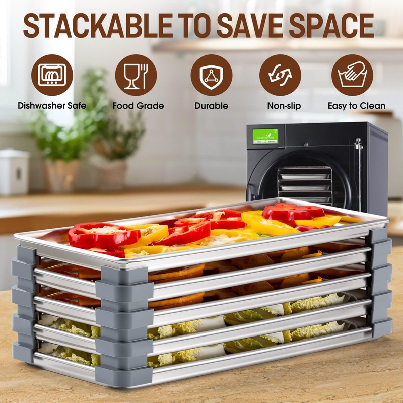 16 pcs Silicone Tray Stackers for Harvest Right Freeze Dryer